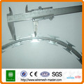 Razor barbed wire for wire mesh fence (manufactory )